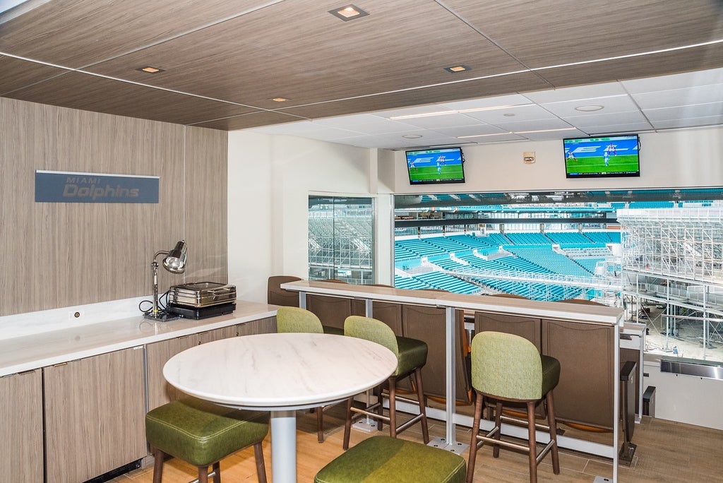 Miami Heat and Dolphins VIP Suite